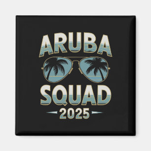 Aruba Vacation Squad 2025 Matching Family Vacation Magnet
