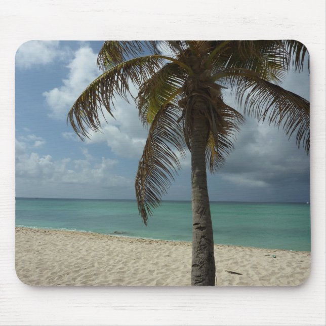 Aruban Beach I Beautiful Nature Scene Mouse Mat (Front)
