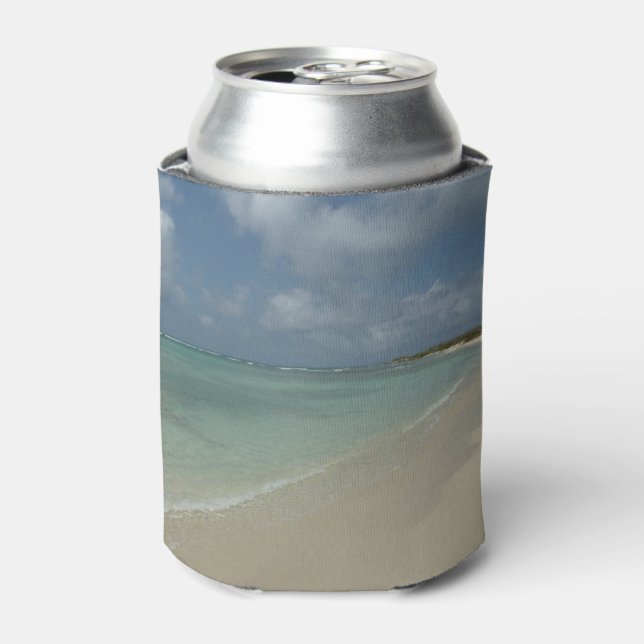 Aruban Beach II Beautiful Nature Scene Can Cooler (Can Front)