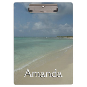 Aruban Beach II Beautiful Nature Scene Clipboard