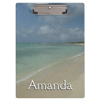 Aruban Beach II Beautiful Nature Scene Clipboard