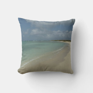 Aruban Beach II Beautiful Nature Scene Cushion