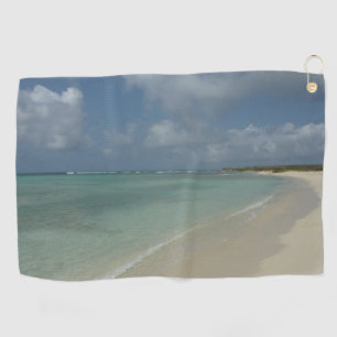 Aruban Beach II Beautiful Nature Scene Golf Towel