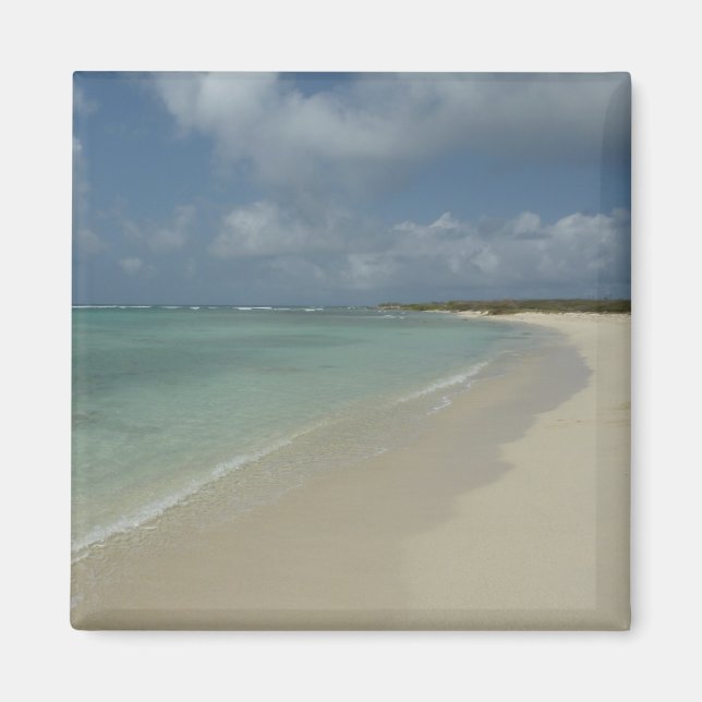 Aruban Beach II Beautiful Nature Scene Magnet (Front)