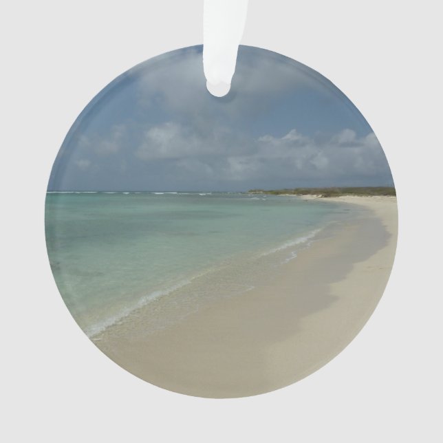Aruban Beach II Beautiful Nature Scene Ornament (Front)