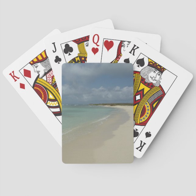 Aruban Beach II Beautiful Nature Scene Playing Cards (Back)