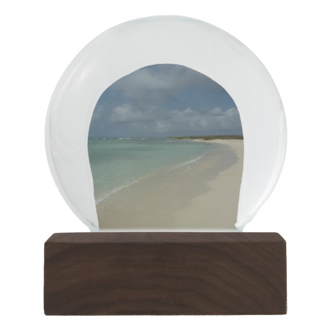 Aruban Beach II Beautiful Nature Scene Snow Globe (Front)