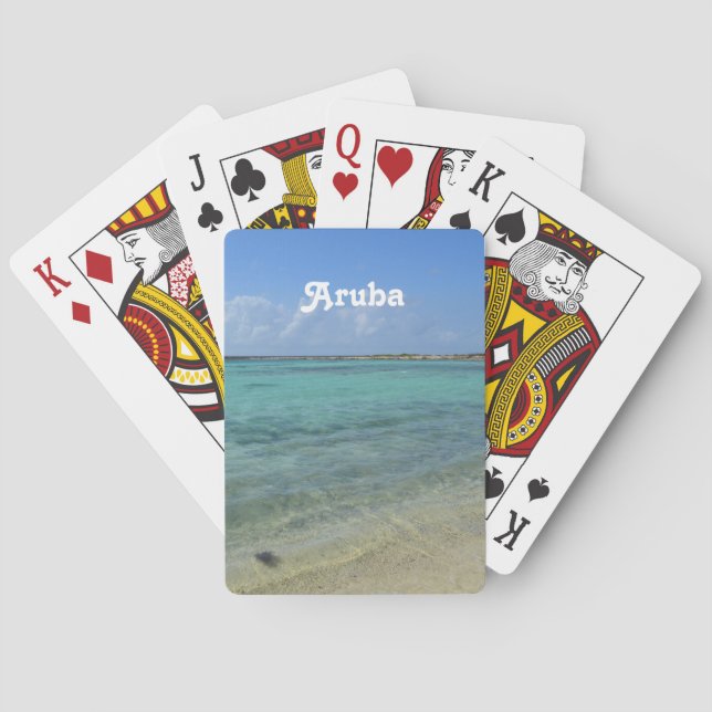 Aruban Beach Playing Cards (Back)