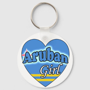 Aruban Girl Key Ring