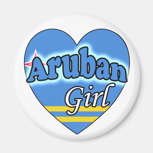 Aruban Girl Magnet (Front)