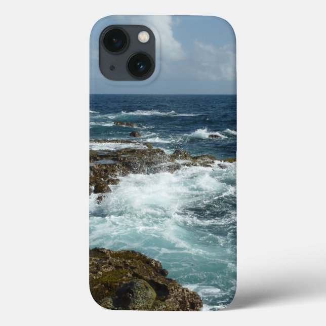 Aruba's Rocky Coast and Blue Ocean Case-Mate iPhone Case (Back)