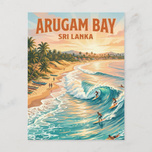 Arugam Bay Sri Lanka Postcard