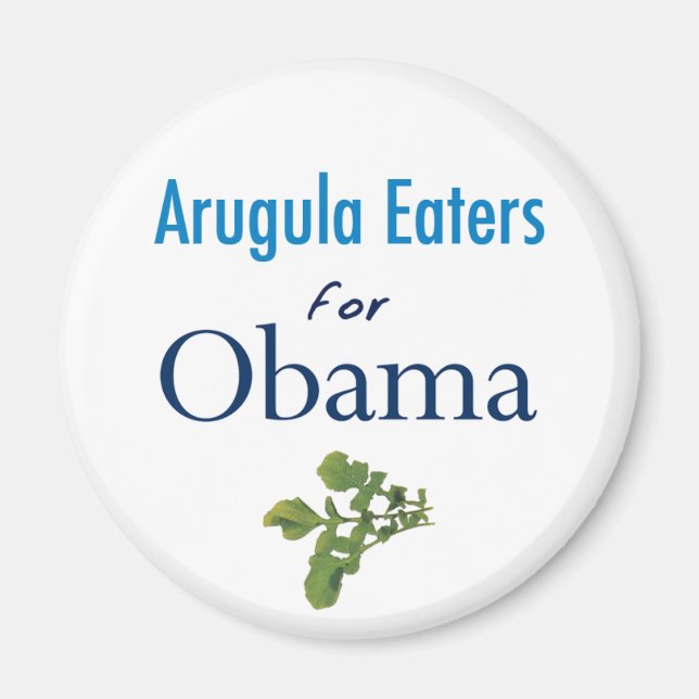 Arugula Eaters for Obama Magnet (Front)