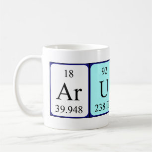 Arunas periodic table name mug