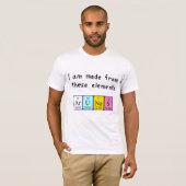 Arunas periodic table name shirt (Front Full)