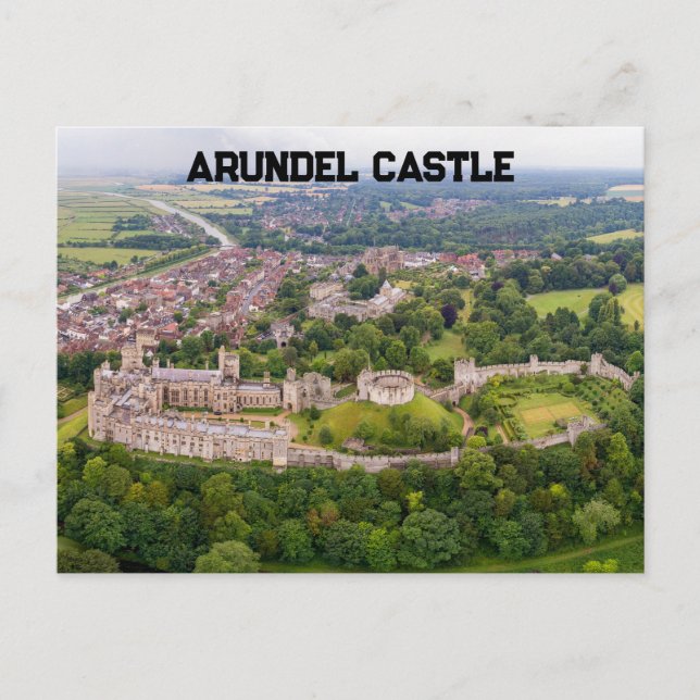 Arundel Castle and Surrounds Postcard (Front)