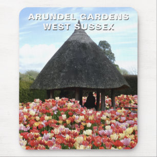 Arundel Gardens in Spring Time, West Sussex Mouse Mat