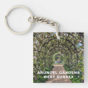 Arundel Gardens in Spring Time, West Sussex Photo Key Ring