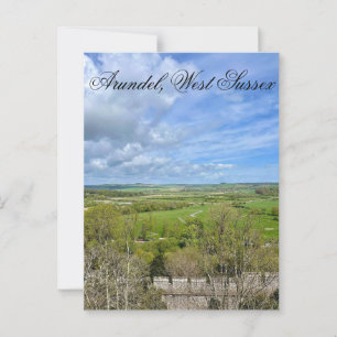 Arundel in Spring Time, West Sussex Postcard