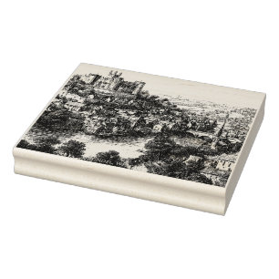 Arundel, West Sussex, Vintage Sketch Rubber Stamp