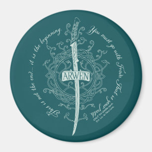 ARWEN™ Elven Sword Quote Magnet