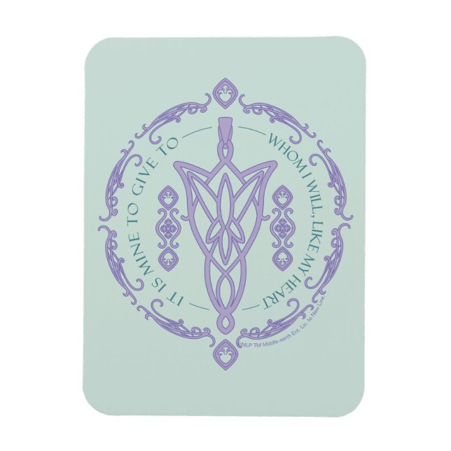 ARWEN™ Evenstar Quote Graphic Magnet (Vertical)