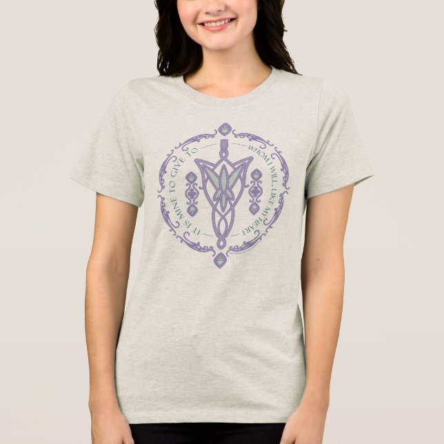 ARWEN™ Evenstar Quote Graphic Tri-Blend Shirt (Front)
