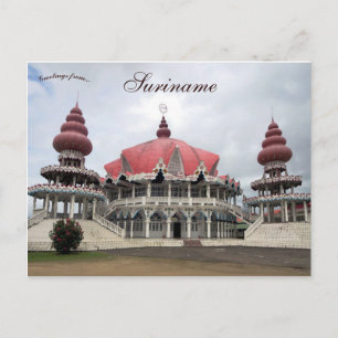 Arya Dewaker Mandir in Paramaribo Suriname Postcard