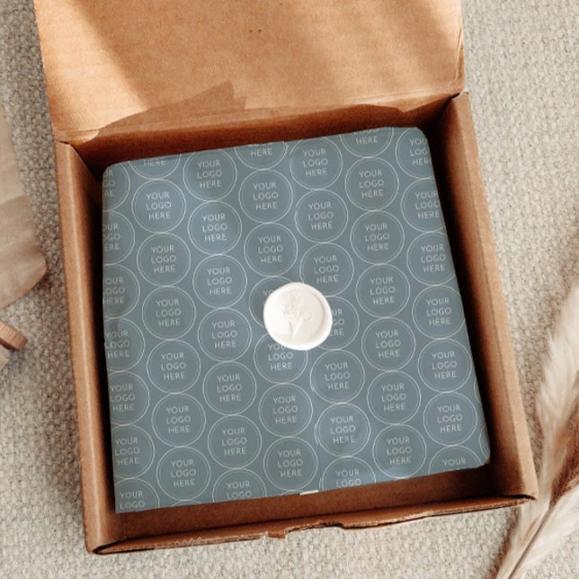 ARYA Modern Sage Green Custom Logo Packaging Tissue Paper (Creator Uploaded)