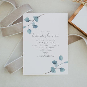 ARYA Rustic Eucalyptus Greenery Bridal Shower Invitation