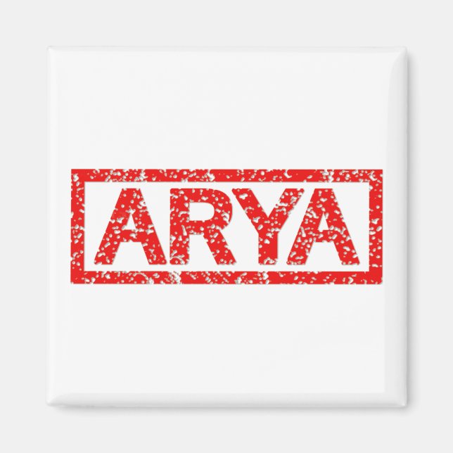Arya Stamp Magnet (Front)