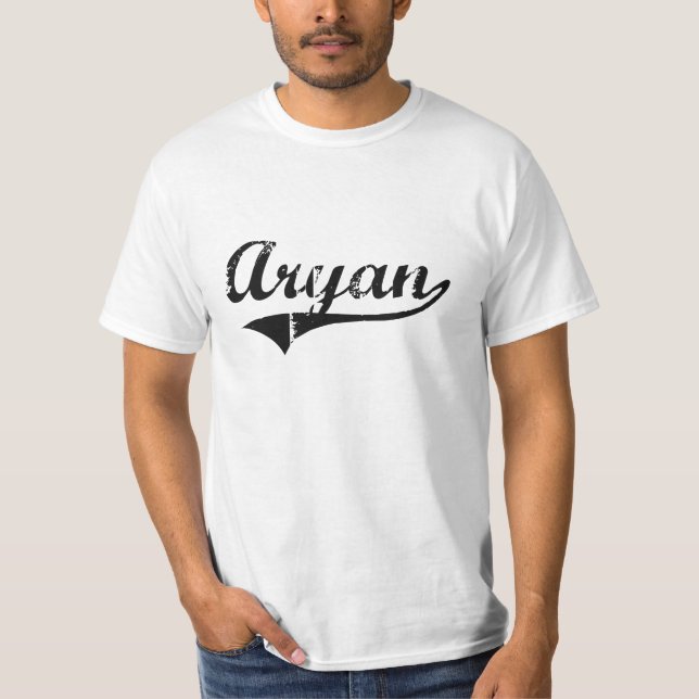 Aryan Classic Style Name T-Shirt (Front)