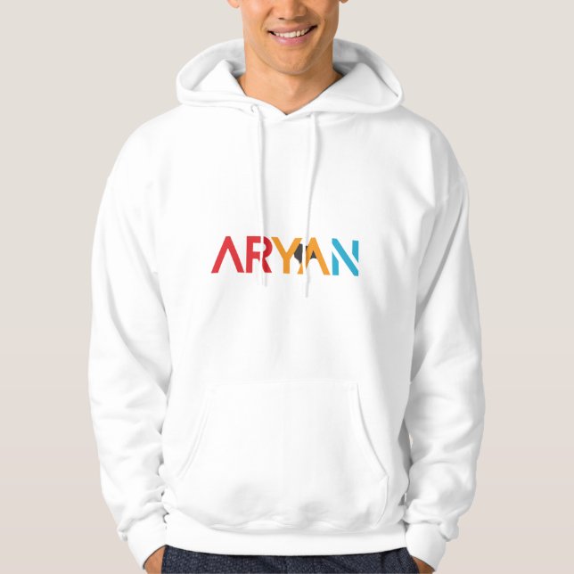 Aryan" Hoodie Design - Elevate Your Style (Front)