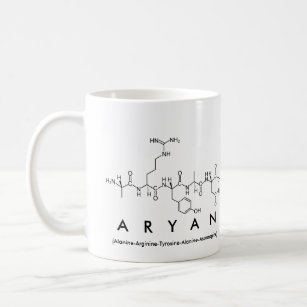 Aryan peptide name mug
