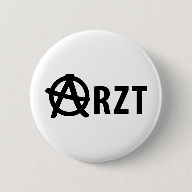 Arzt icon 6 cm round badge (Front)