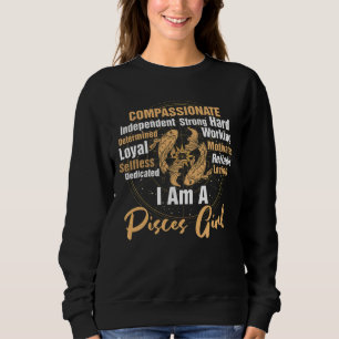 As A Pisces Girl birthday Astrology Zodiac sign Sweatshirt