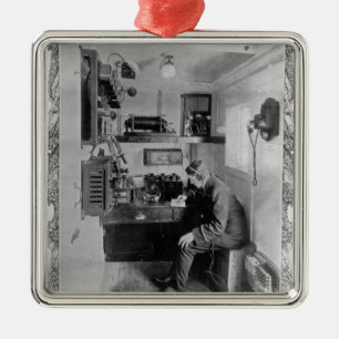 As Aboard the Wrecked "Titanic" Metal Tree Decoration