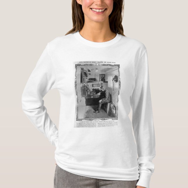 As Aboard the Wrecked "Titanic" T-Shirt (Front)