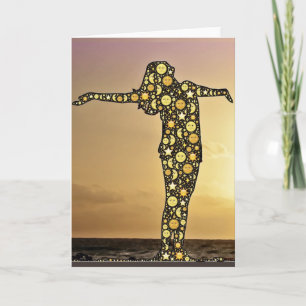 AS ABOVE, SO BELOW greeting card