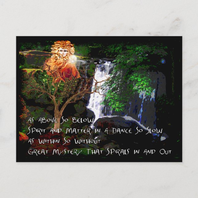 As Above So Below Postcard (Front)