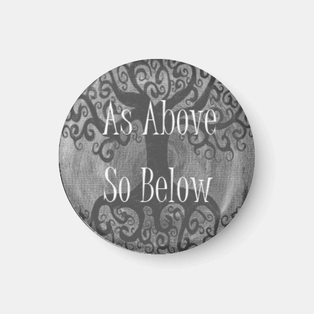 As above So below Tree of Life Magnet (Front)