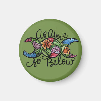 As Above So Below Triple Moon Magnet