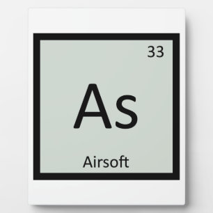 As - Airsoft Sports Chemistry Periodic Table Plaque