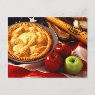 As American as apple pie! Postcard