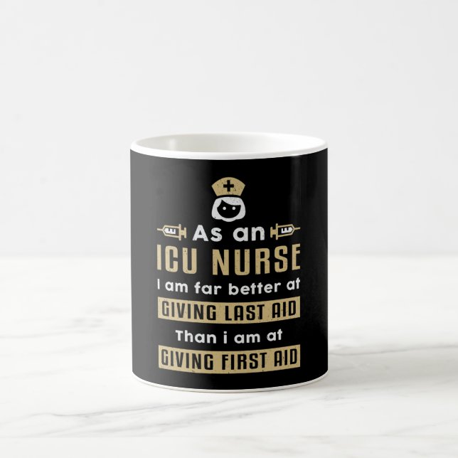 As An ICU Nurse Medicine Emergency Ambulance Funny Coffee Mug (Center)