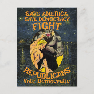 AS ANNOUNCEMENT POSTCARD