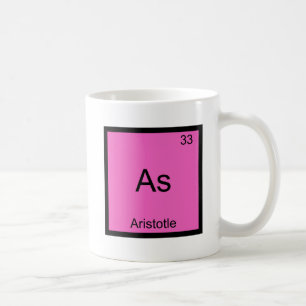 As - Aristotle Funny Element Chemistry Symbol Tee Coffee Mug
