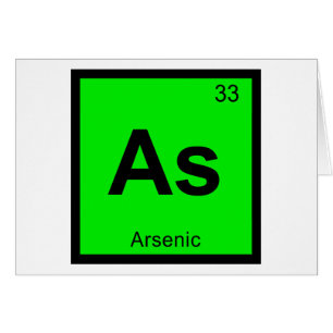 As - Arsenic Chemistry Periodic Table Symbol