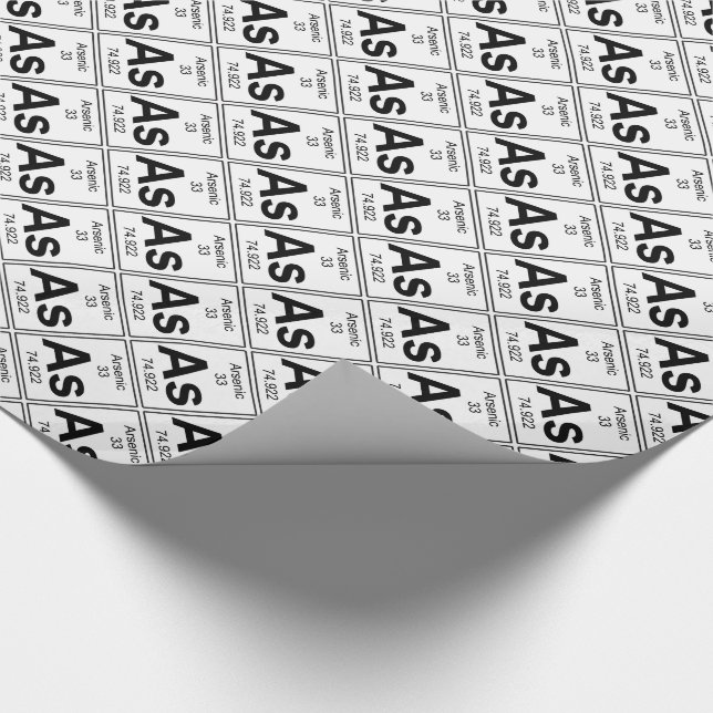 As - Arsenic Wrapping Paper (Corner)