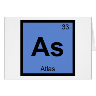 As - Atlas Titan Chemistry Periodic Table Symbol